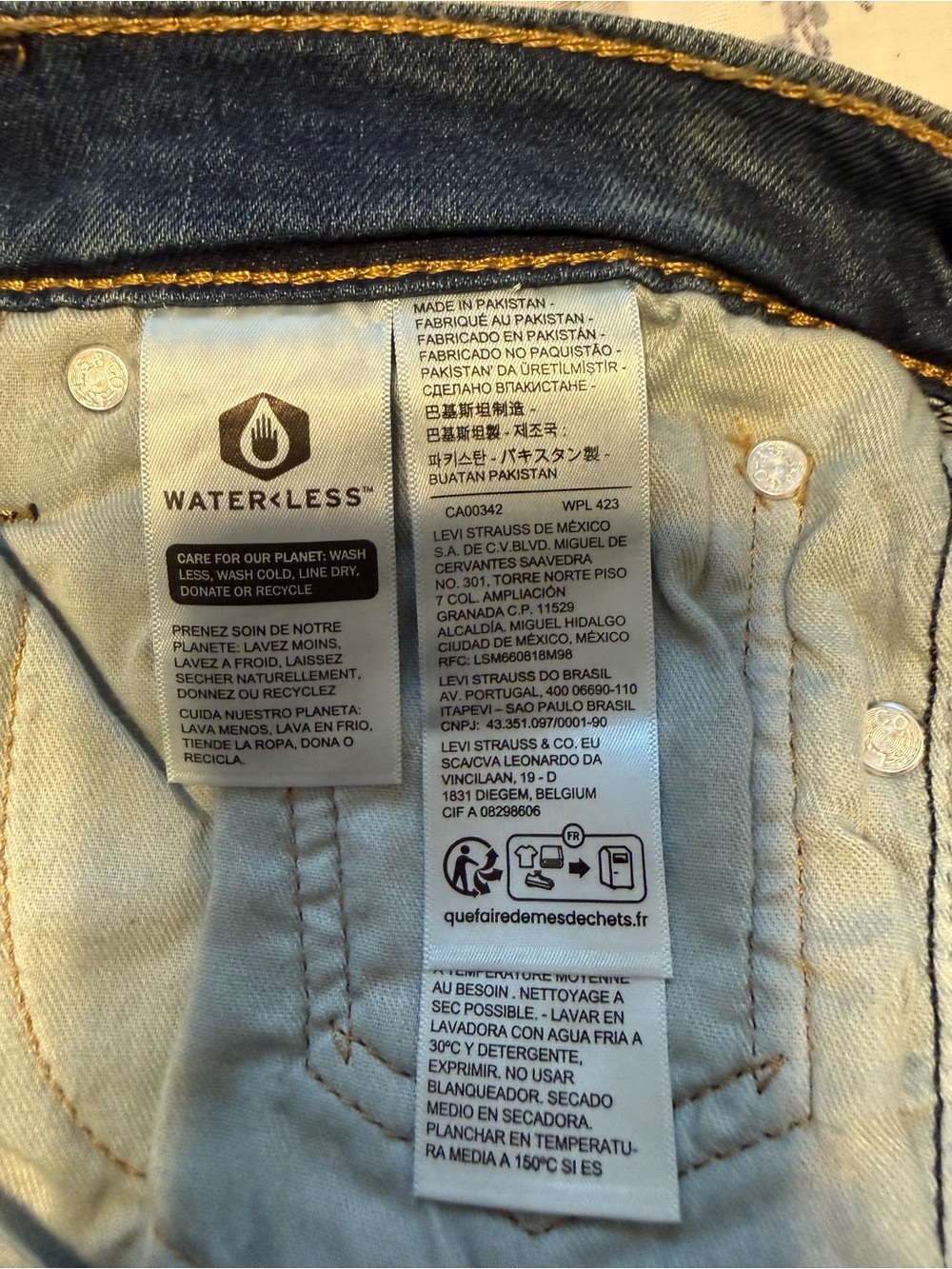 Levi’s 511 Slim Jeans Men’s 30x32 Stretch Medium Wash NWT Without Hang Tag - Picture 5 of 5